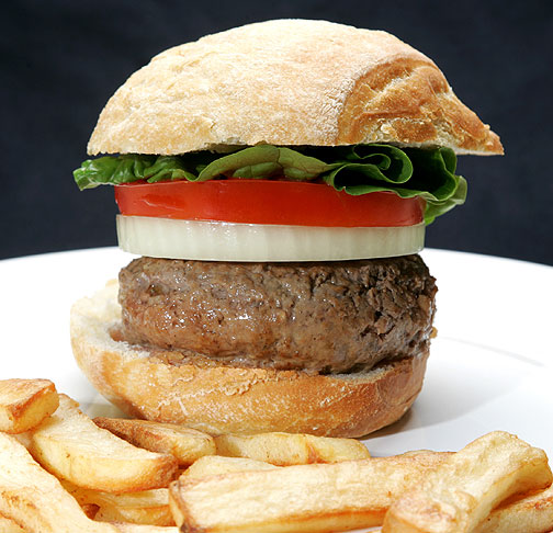 Scottish | Kobe Hamburger with Jack Hawkins Tomato & Sweet Onion