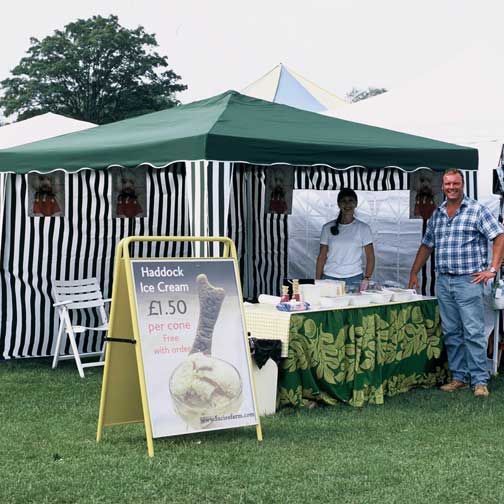 Our Tent/Booth at Windsor Race Course