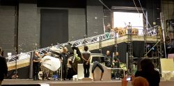 For the first time with actors on the stage. Holding my breath!