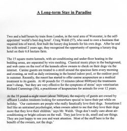 This is the English translation of the article about Lucies Farm that appeared in theTokyo Shimbun, a large daily newspaper in Japan.