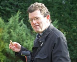 Simon is a free-lance journalist. He did a great article about Lucies Farm for theBirmingham Postearlier this month, and is now doing an article about our dog resort. He's tasting one of our home-baked doggie cookies.